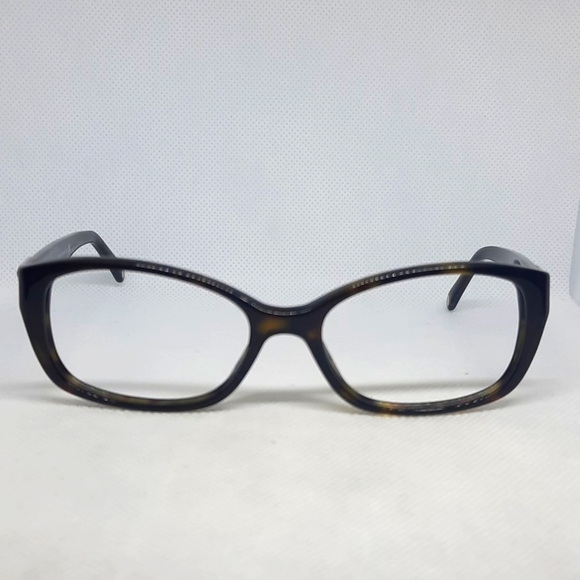 VERSACE mod 3148 c.108 52-16-135 + CUSTOM CLIP-ON Rx Eyeglass Frame, Pre-Owned - Picture 1 of 8